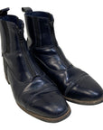 Gallors Major Zip Premium Paddock Boots in Patent Navy