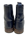 Gallors Major Zip Premium Paddock Boots in Patent Navy