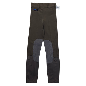 Irideon 'Cadence' Stretch-Cord Tights in Brown 