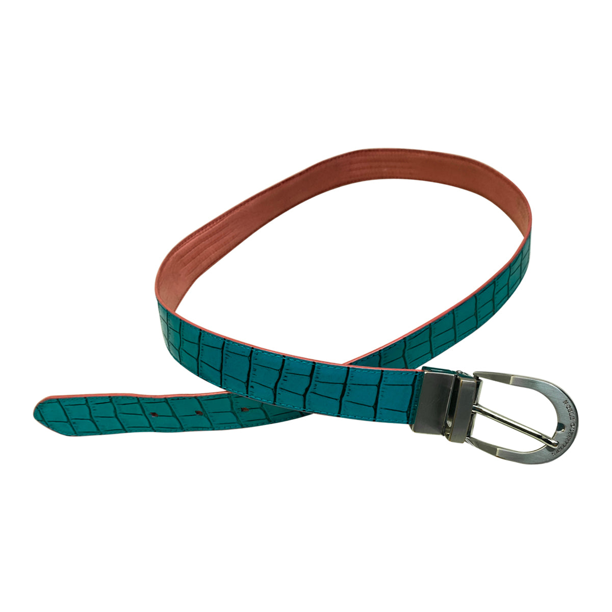 Noble Outfitters 'Back-to-Back' Reversible Belt in Pink/Blue Animal Prints