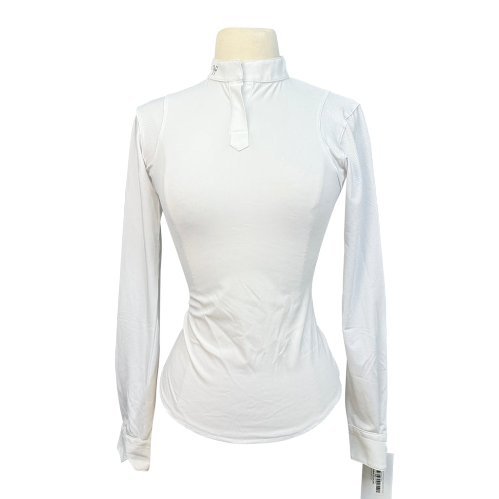 Horse Pilot 'Aerolight' Long Sleeve Shirt in White