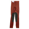 Back of Kerrits 'Momentum' Knee Patch Tights in Sienna