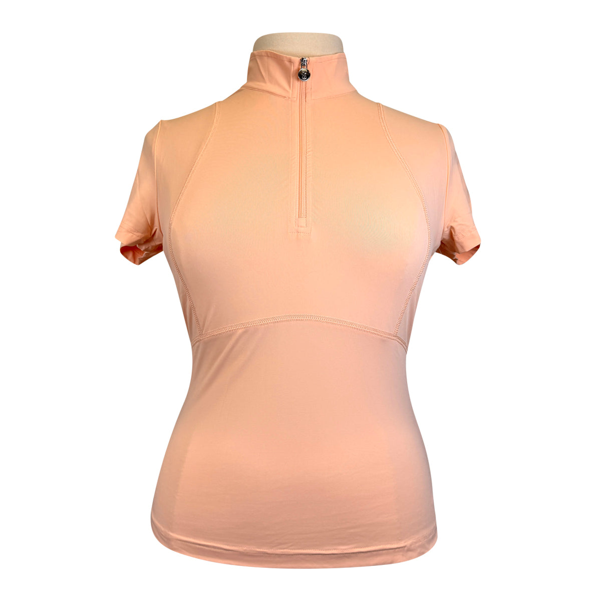 PS of Sweden 'Adele' Short Sleeve Top in Peach
