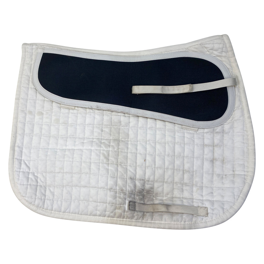 ThinLine Cotton Quilted Saddle Pad in White