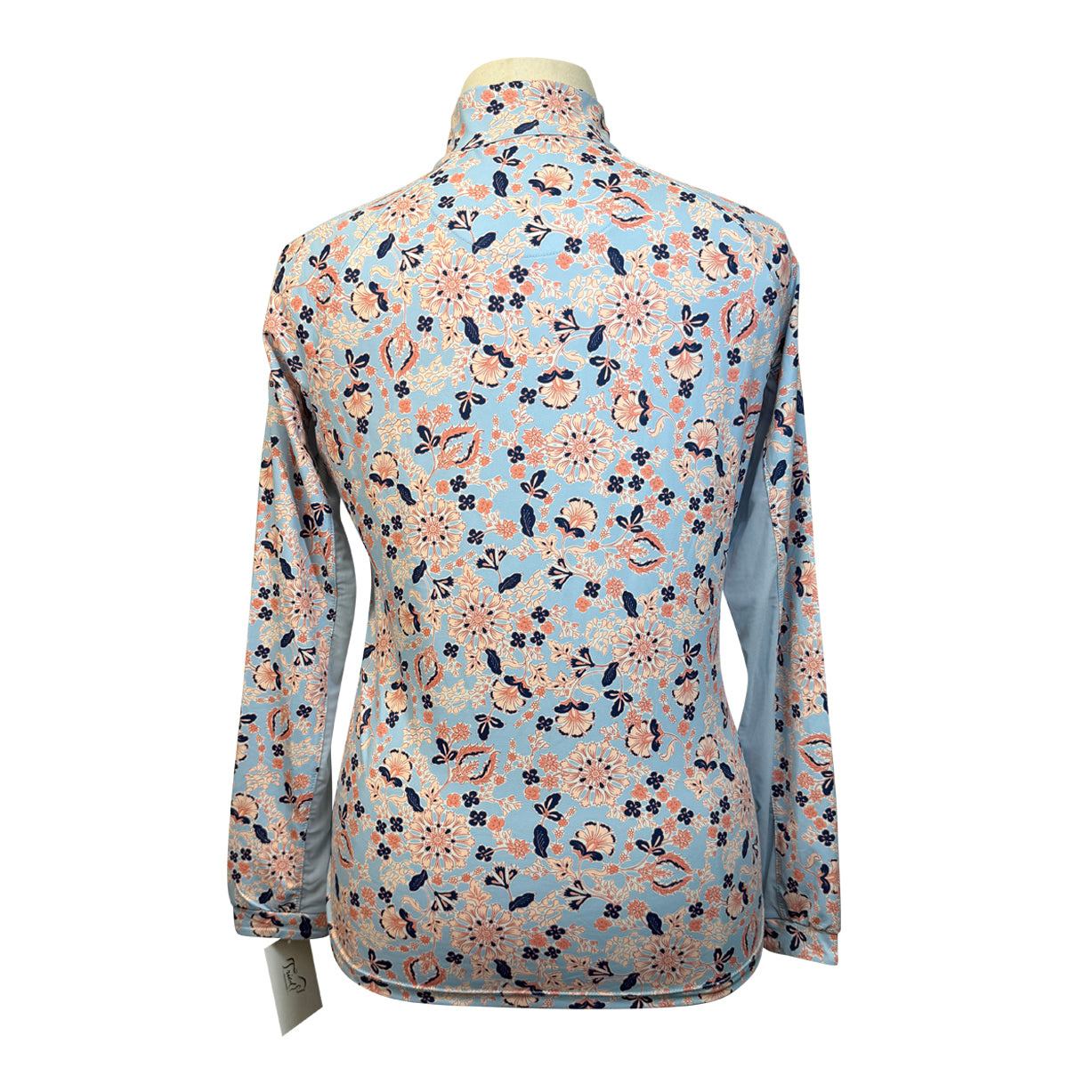 Kastel Denmark Long Sleeve Sun Shirt in Blue/Pink Flowers