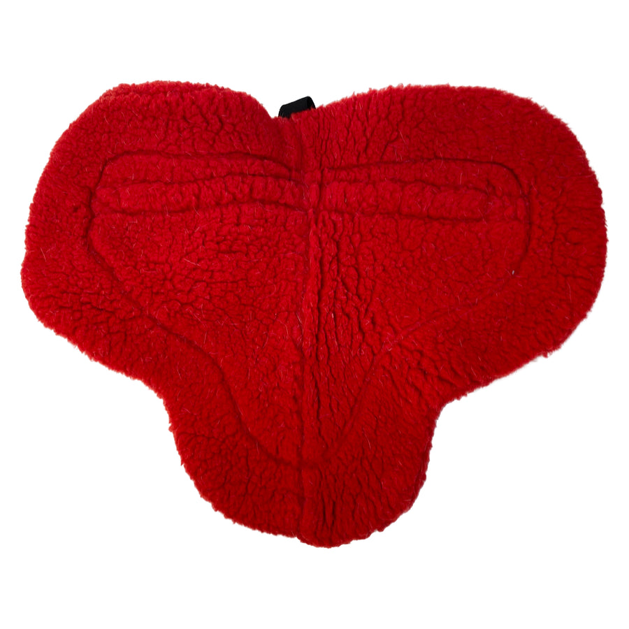 Underside of Toklat CoolBack Bareback Pad in Red