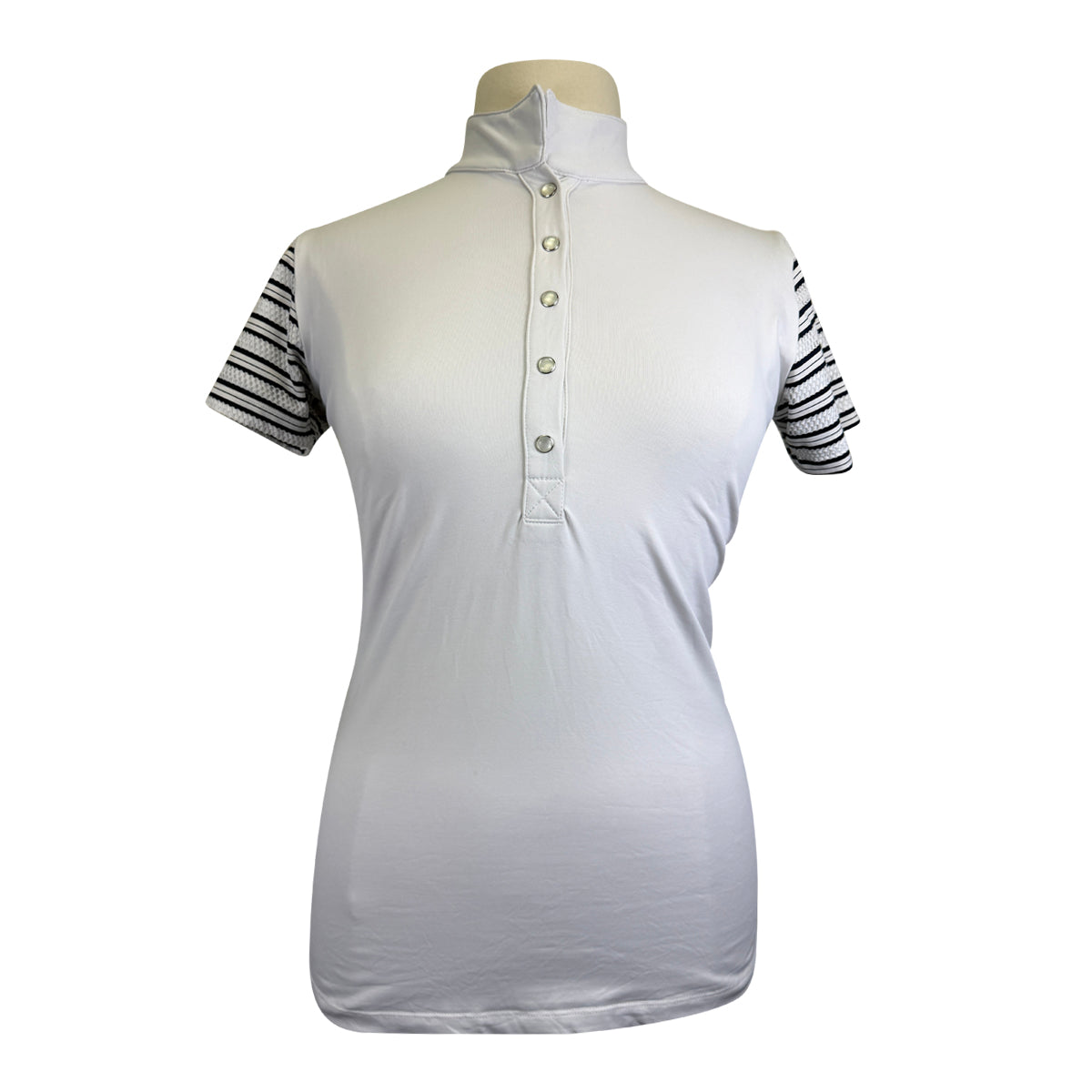 Calverro 'Short Stripe' Competition Shirt in White