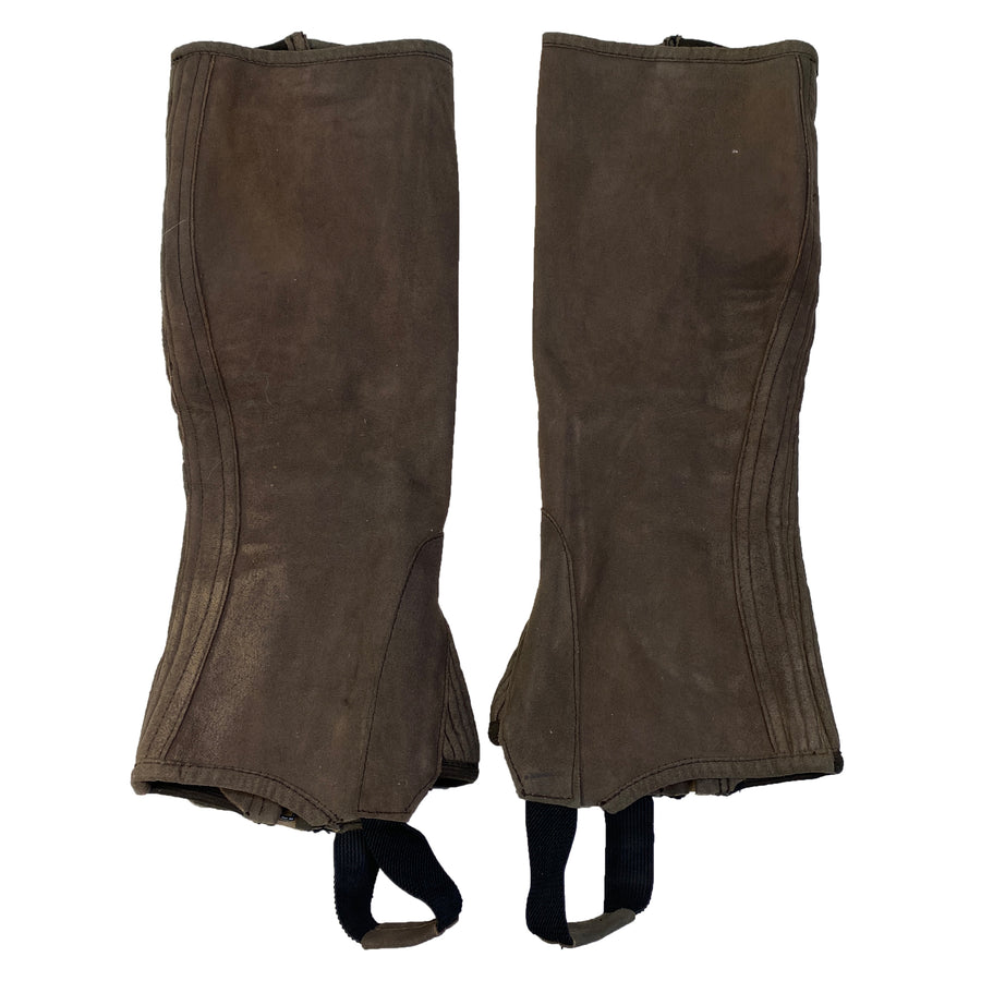 Underside of Thornhill Clarino Half Chaps in Brown
