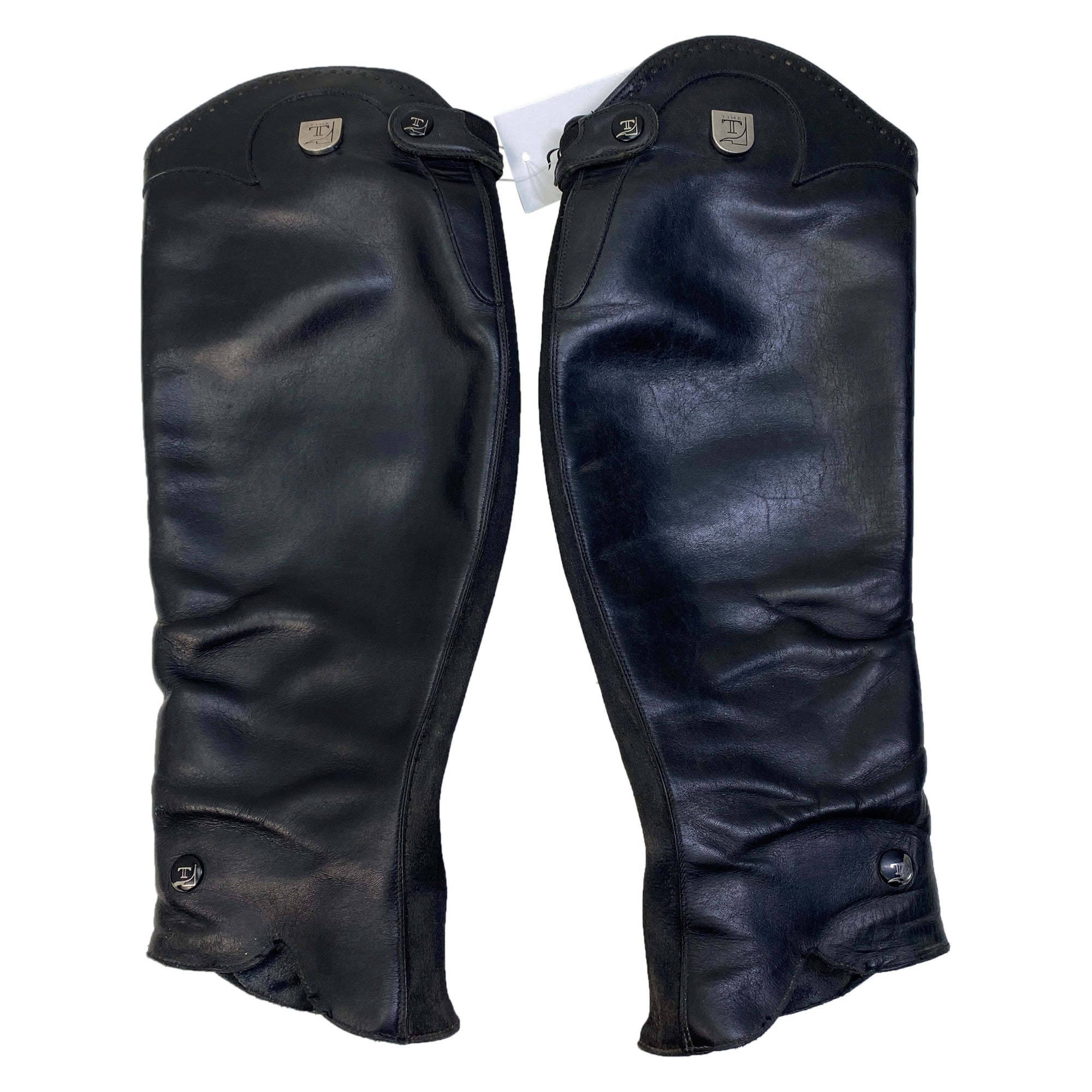 Tucci &#39;Marilyn&#39; Leather Half Chaps in Black