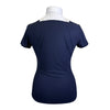 Cavalleria Toscana Short Sleeve Show Shirt in Navy