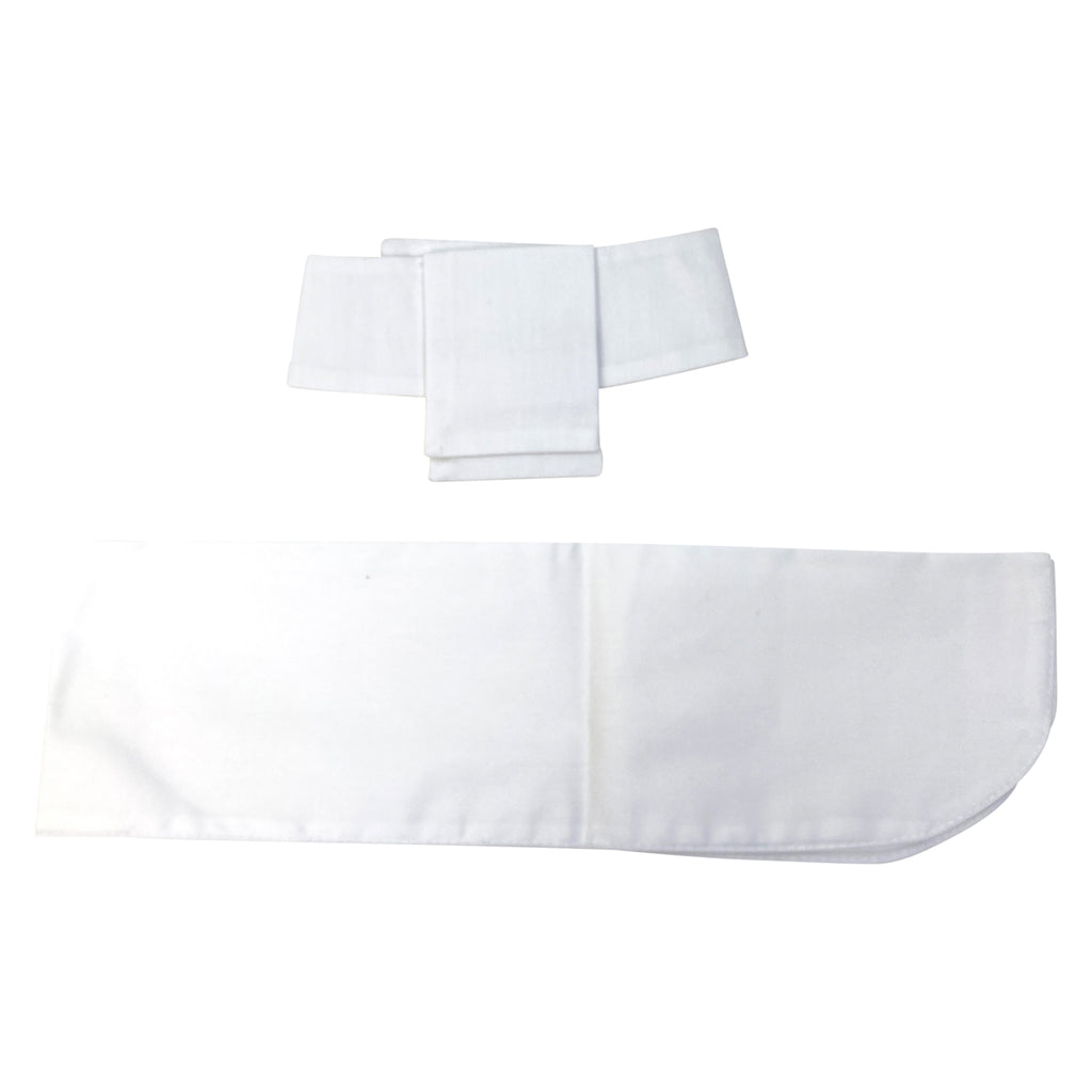 RJ Classic 'Camden' Pre-Tied Stock Tie in White