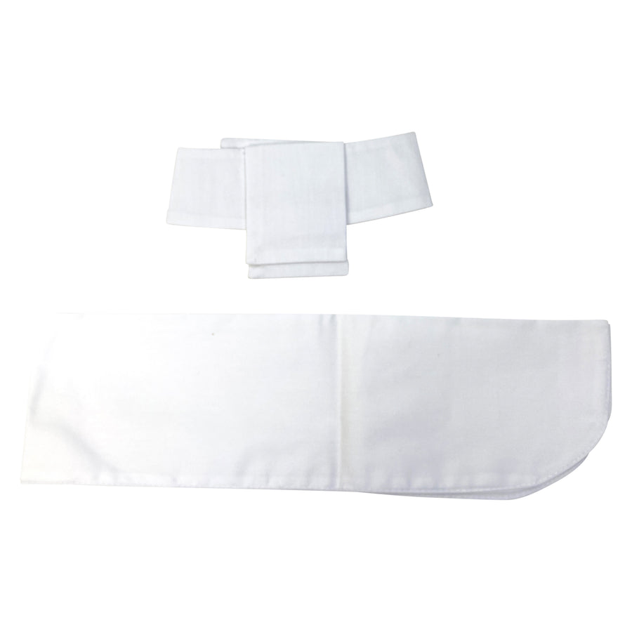 RJ Classic 'Camden' Pre-Tied Stock Tie in White