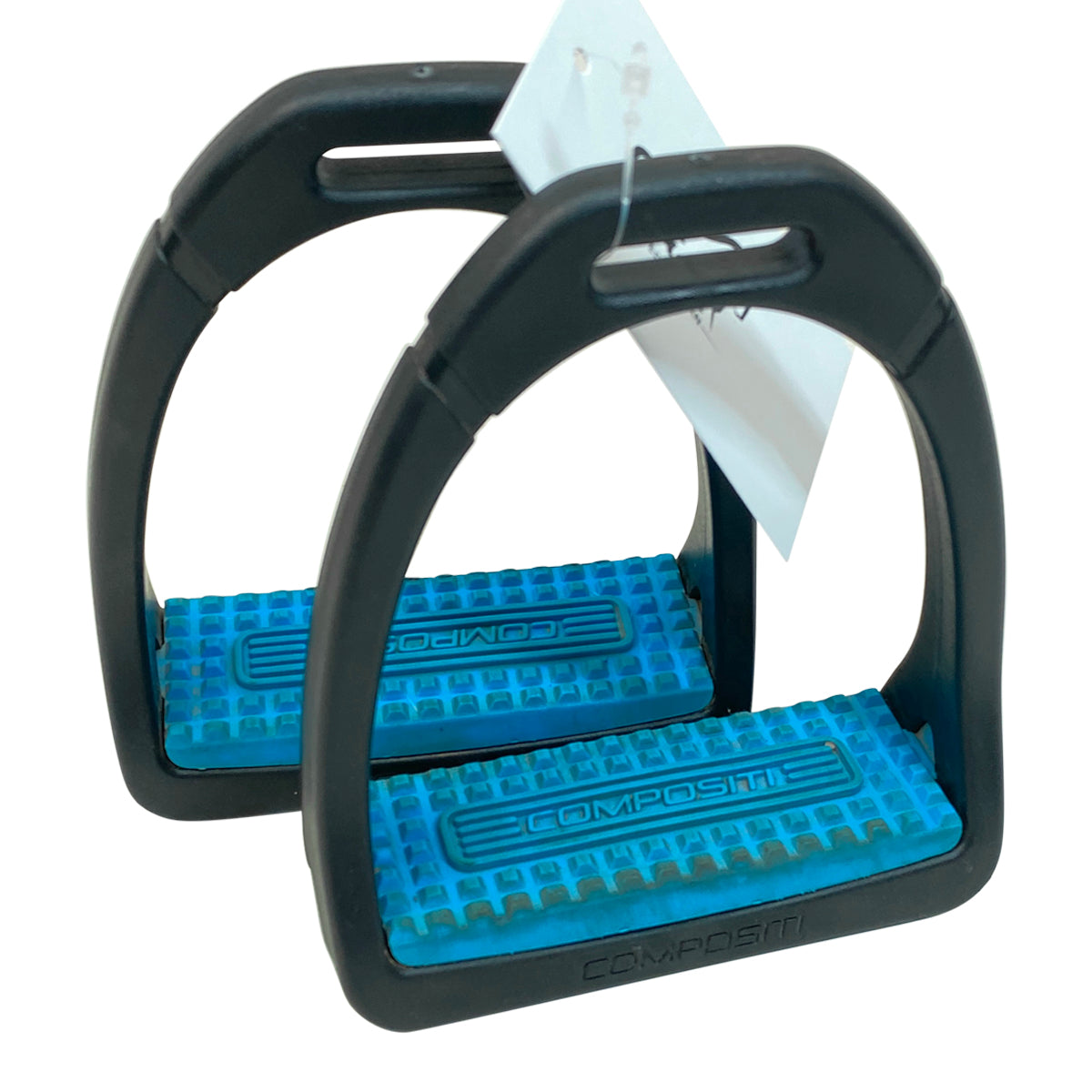 Compositi Premium Lightweight Stirrup Irons in Black/Blue