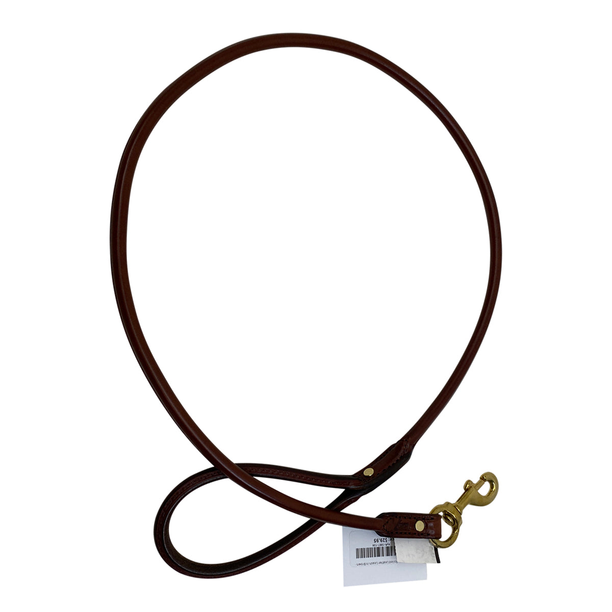 Fennel's Rolled Leather Leash in Brown