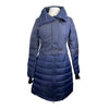 AA Platinum 'Venezia' Long Padded Coat in Navy