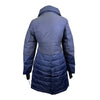 AA Platinum 'Venezia' Long Padded Coat in Navy