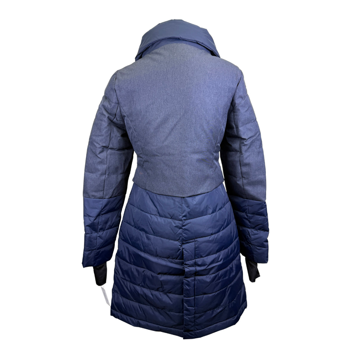 AA Platinum 'Venezia' Long Padded Coat in Navy