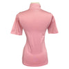 Back of Equisite 'Elaine' Show Shirt in Bubblegum Pink