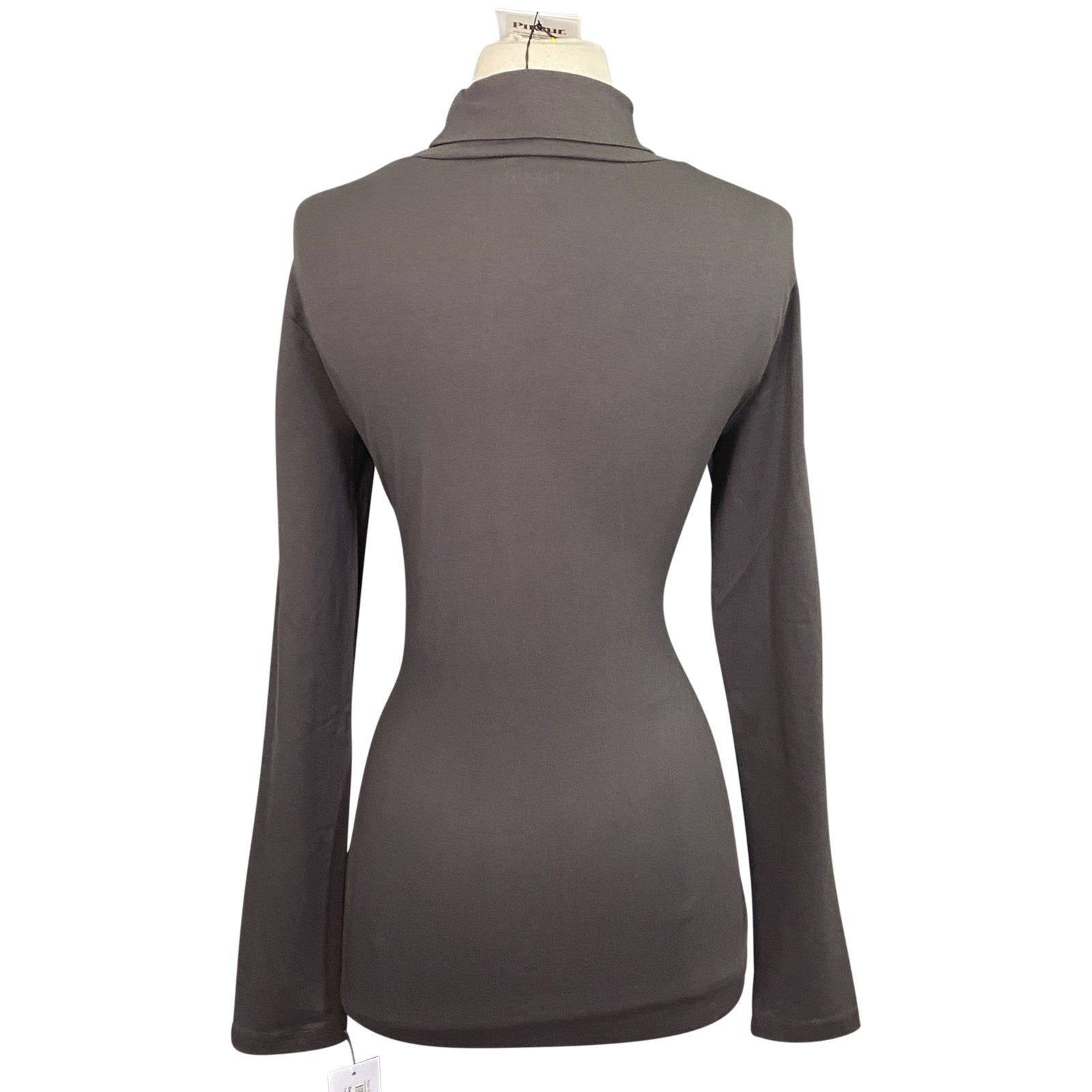 Back fo Pikeur 'Sina' Turtleneck Pullover in Chocolate