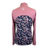 Novella Equestrian 'The Diva' Long Sleeve Shirt in Toasted Mauve Garden