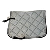 Two Hearts Equine Boutique Glitter  AP Saddle Pad in Silver Shimmer - Full