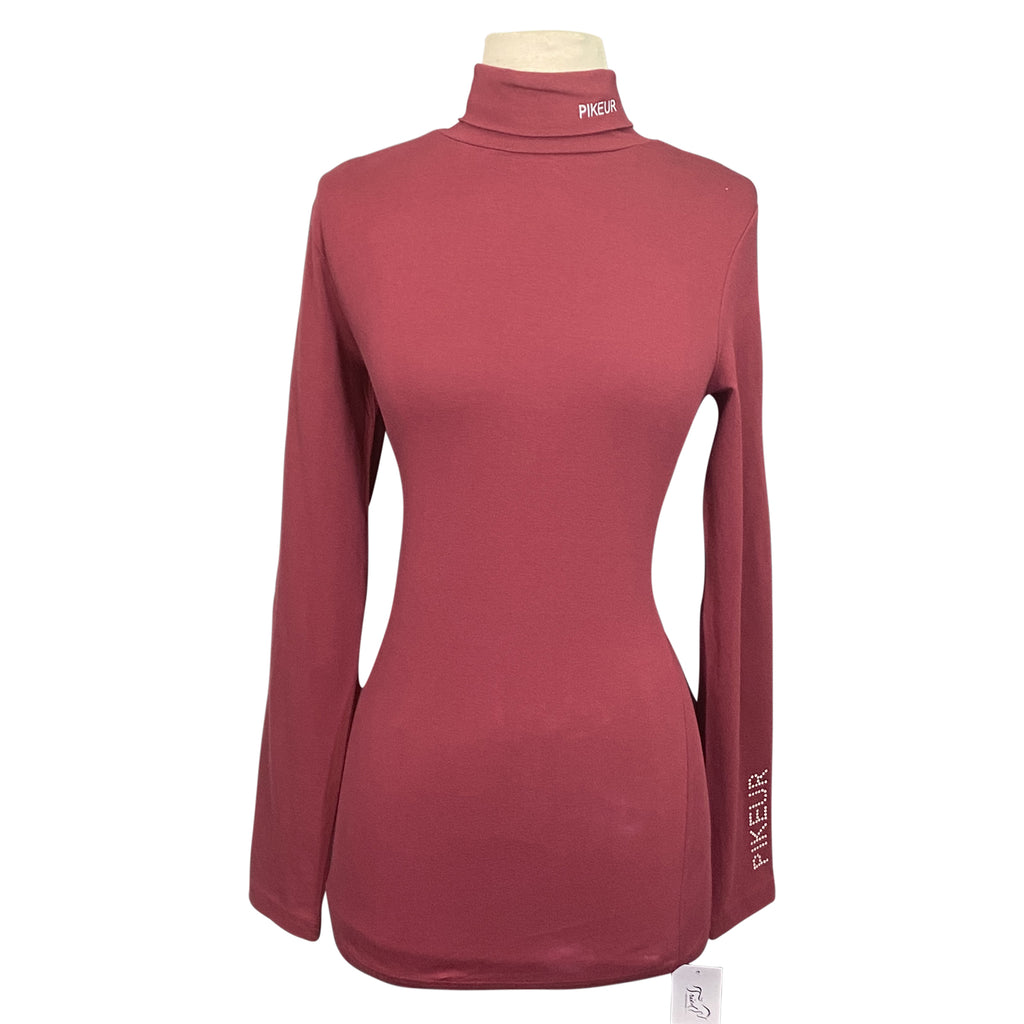 Pikeur 'Sina' Turtleneck Pullover in Bordeaux