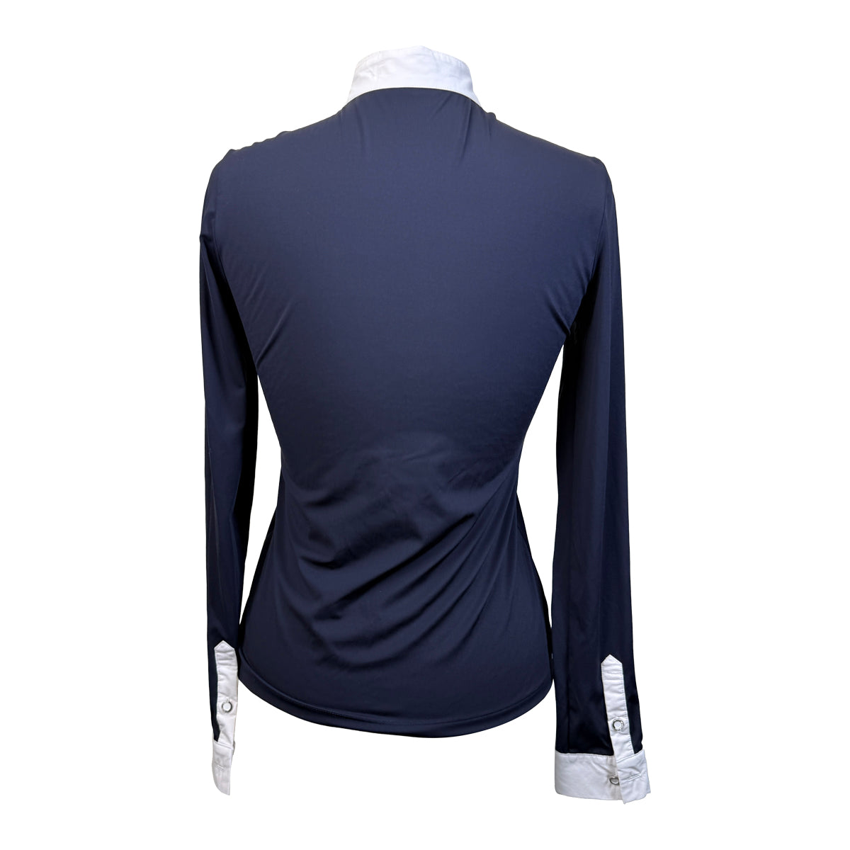 Harrison Howard Pleated Show Shirt in Navy