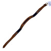 Clever with Leather Deluxe Belt in Chestnut/Navy Elastic - Small