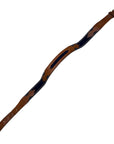Clever with Leather Deluxe Belt in Chestnut/Navy Elastic - Small