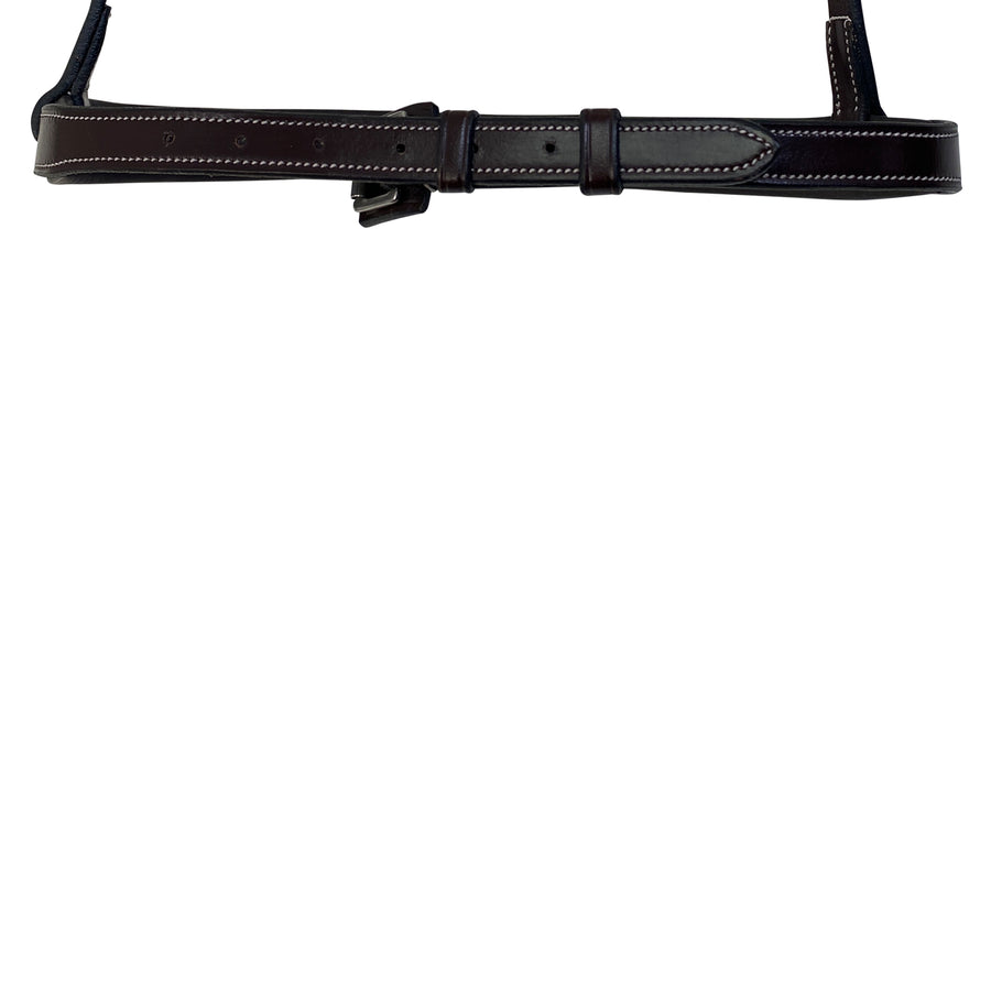 Red Barn 'Synergy' Fancy Stitched Bridle in Brown - Cob