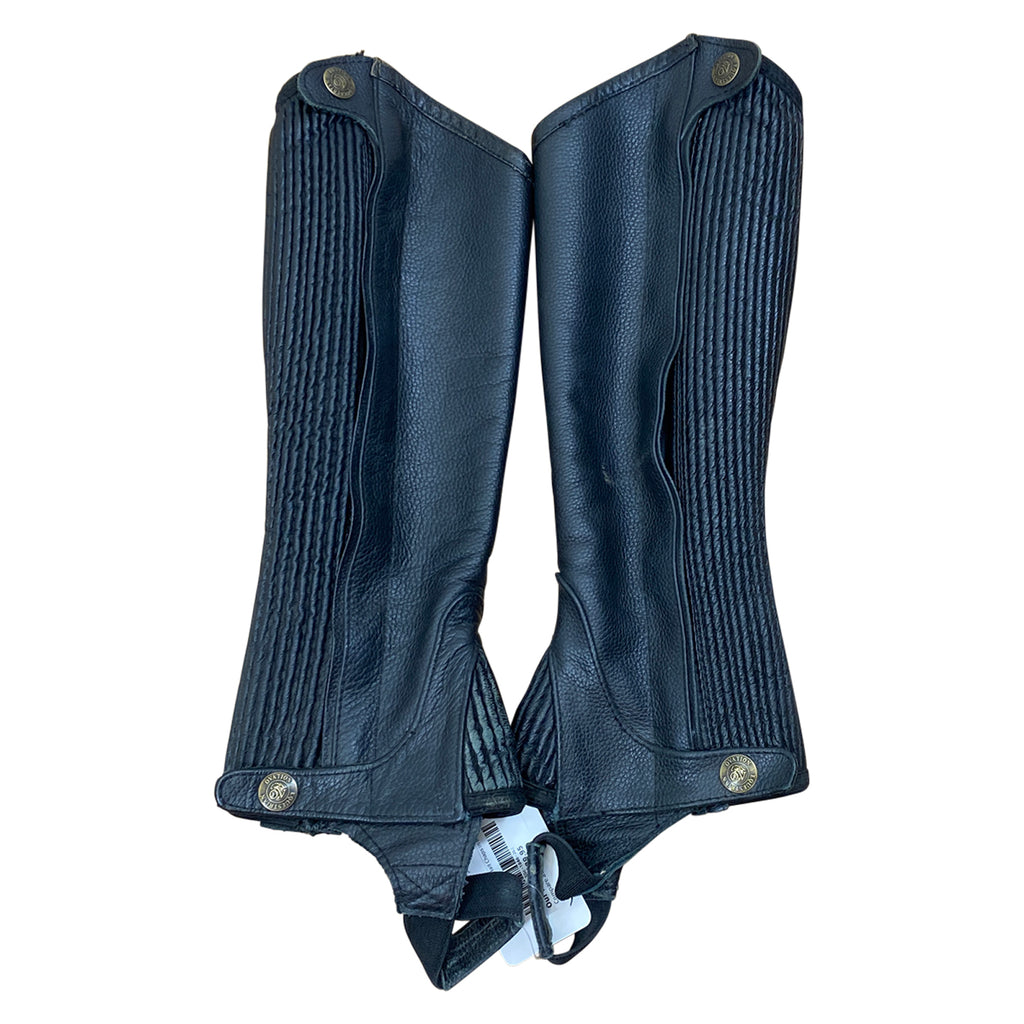 Ovation Pro Topgrain Half Chaps in Black 