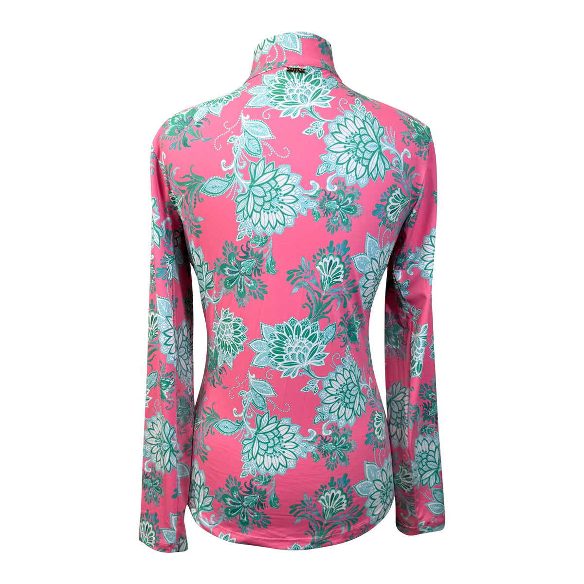 Cabana Life 1/4 Zip Top in Pink Desert