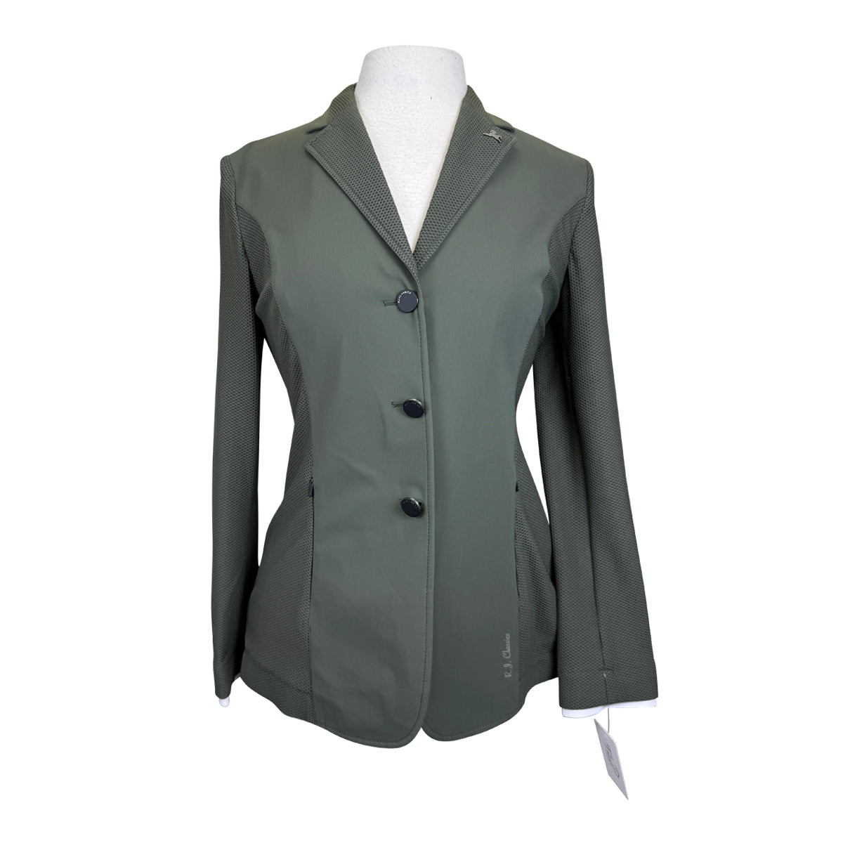RJ Classics 'Harmony Evo' Mesh Show Jacket in Khaki Green