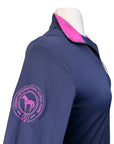 Kastel 'Charlotte' DIHP Sun Shirt in Navy/Magenta - Women's Small