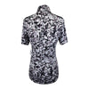 Kerrits 'Breeze' Ice Fil Short Sleeve Shirt in Purple & Black Brushstrokes
