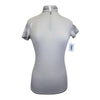 Pikeur 'Vroni' 1/4 Zip Shirt in Pearl Grey