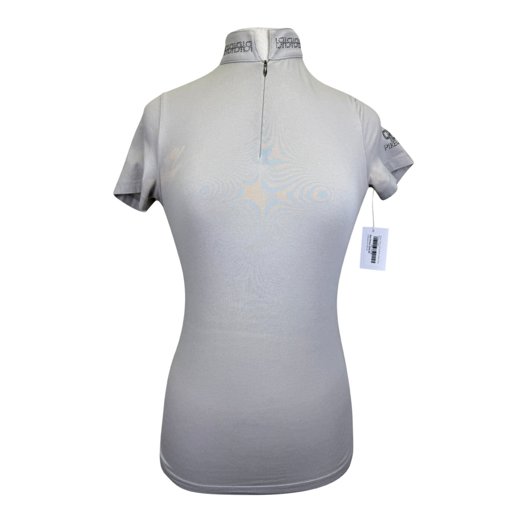 Pikeur 'Vroni' 1/4 Zip Shirt in Pearl Grey