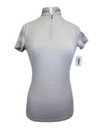 Pikeur 'Vroni' 1/4 Zip Shirt in Pearl Grey