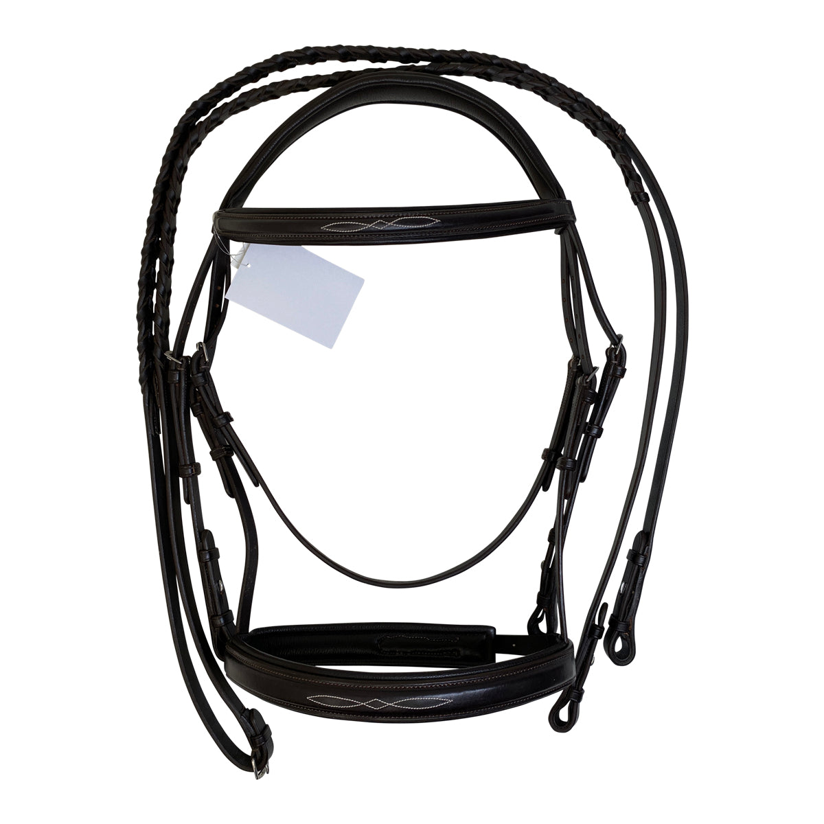 Camelot 'Fancy SQ WD' Padded Bridle in Brown