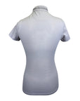Pikeur 'Vroni' 1/4 Zip Shirt in Pearl Grey