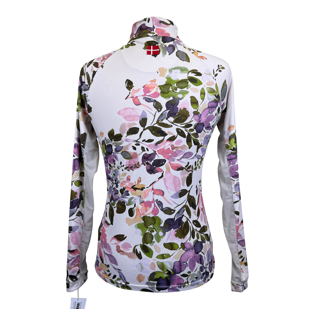 Kastel Long Sleeve 1/4 Zip in Floral Watercolor