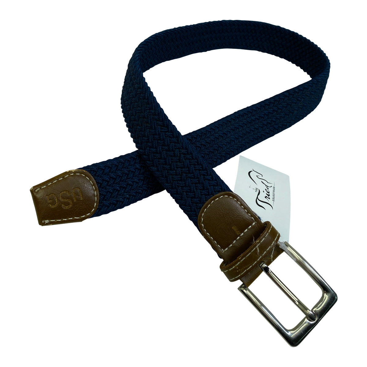 USG Braided Belt in Navy