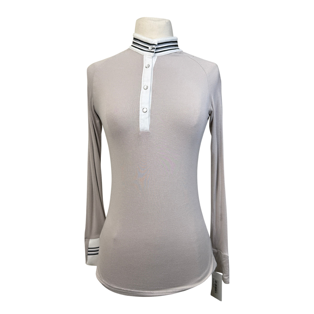 Street & Saddle x Milton Menasco 'Gimme Ribbon' Top in Light Grey