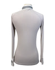 Street & Saddle x Milton Menasco 'Gimme Ribbon' Top in Light Grey