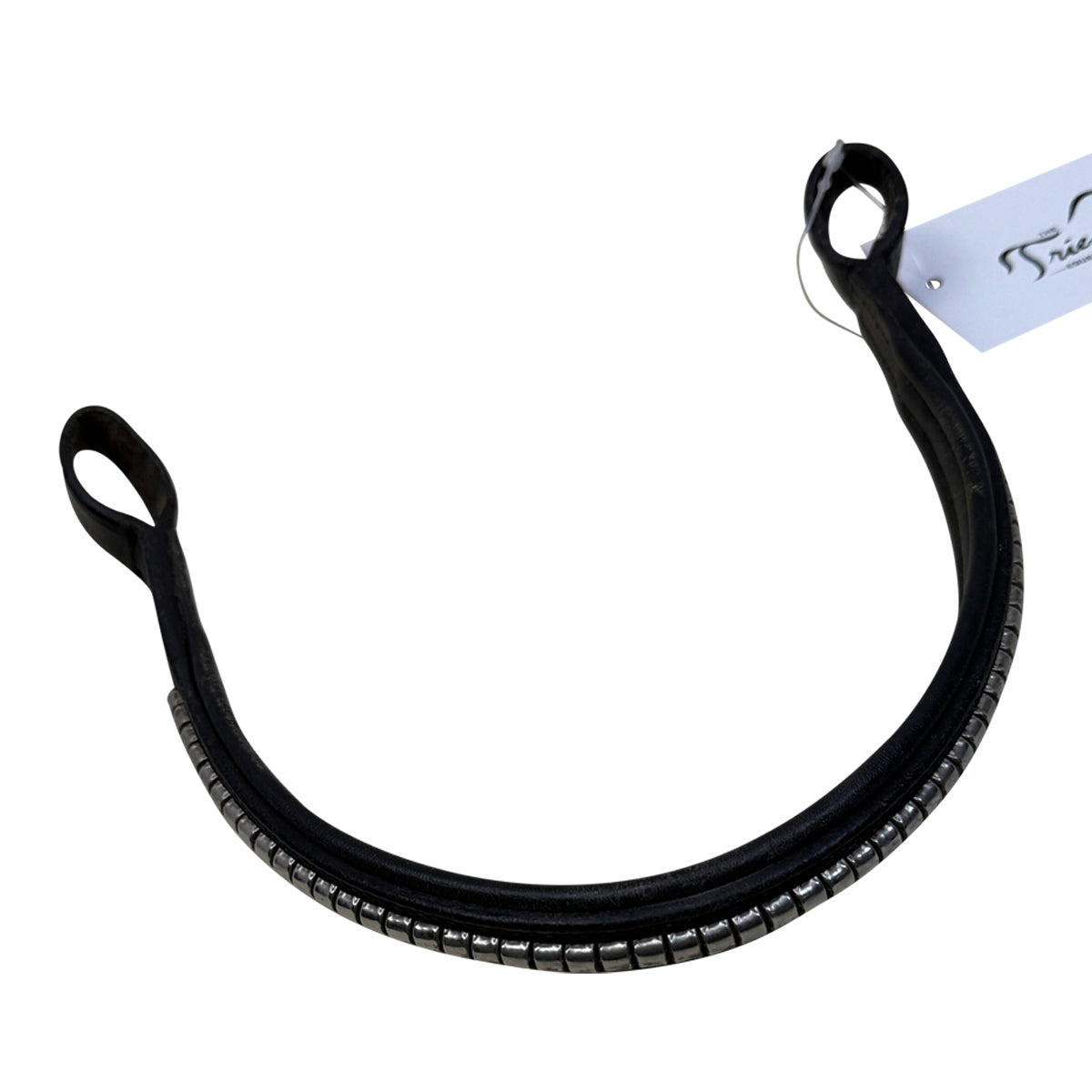 Vespucci Clincher Browband in Black/Silver