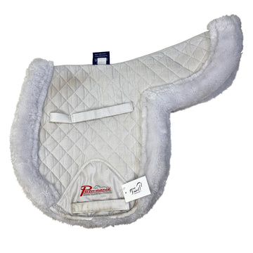 Shires Arma Performance SupaFleece Shaped Pad in White