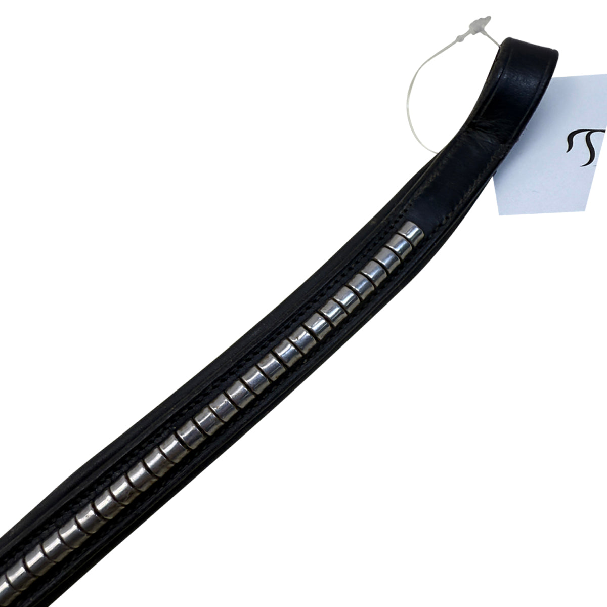 Vespucci Clincher Browband in Black/Silver