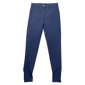 Premier Equine 'Torrent' Full Grip Breeches in Navy