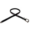 People On Horses Crystal Belt in Black/Pink