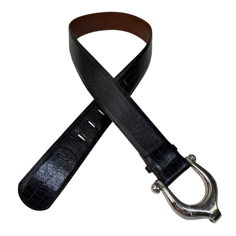 Brian Toohey Belt in Black Croc